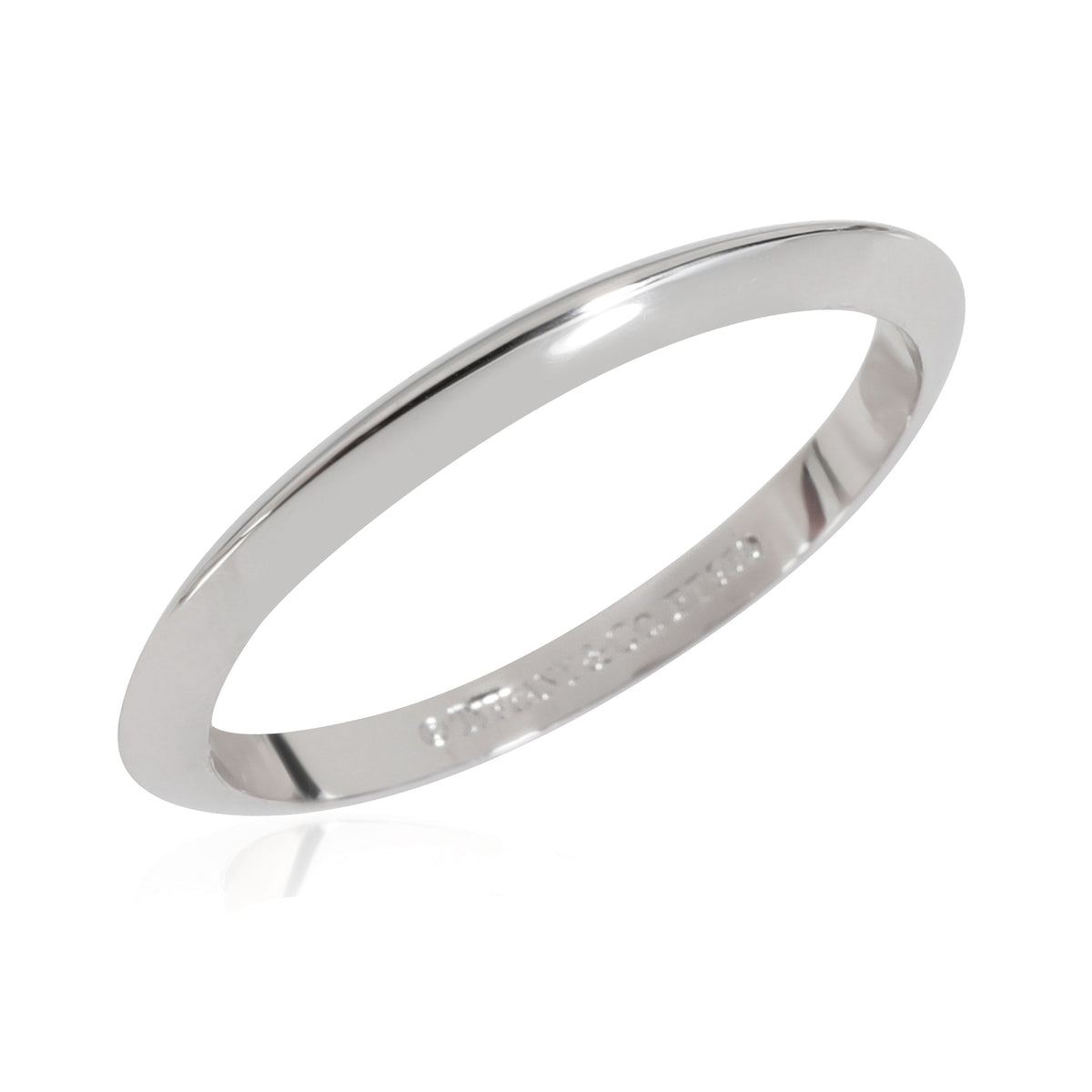 Tiffany & Co. Knife Edge Band in Platinum 2mm