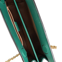 Gucci Emerald Snakeskin Small Ophidia Shoulder Bag