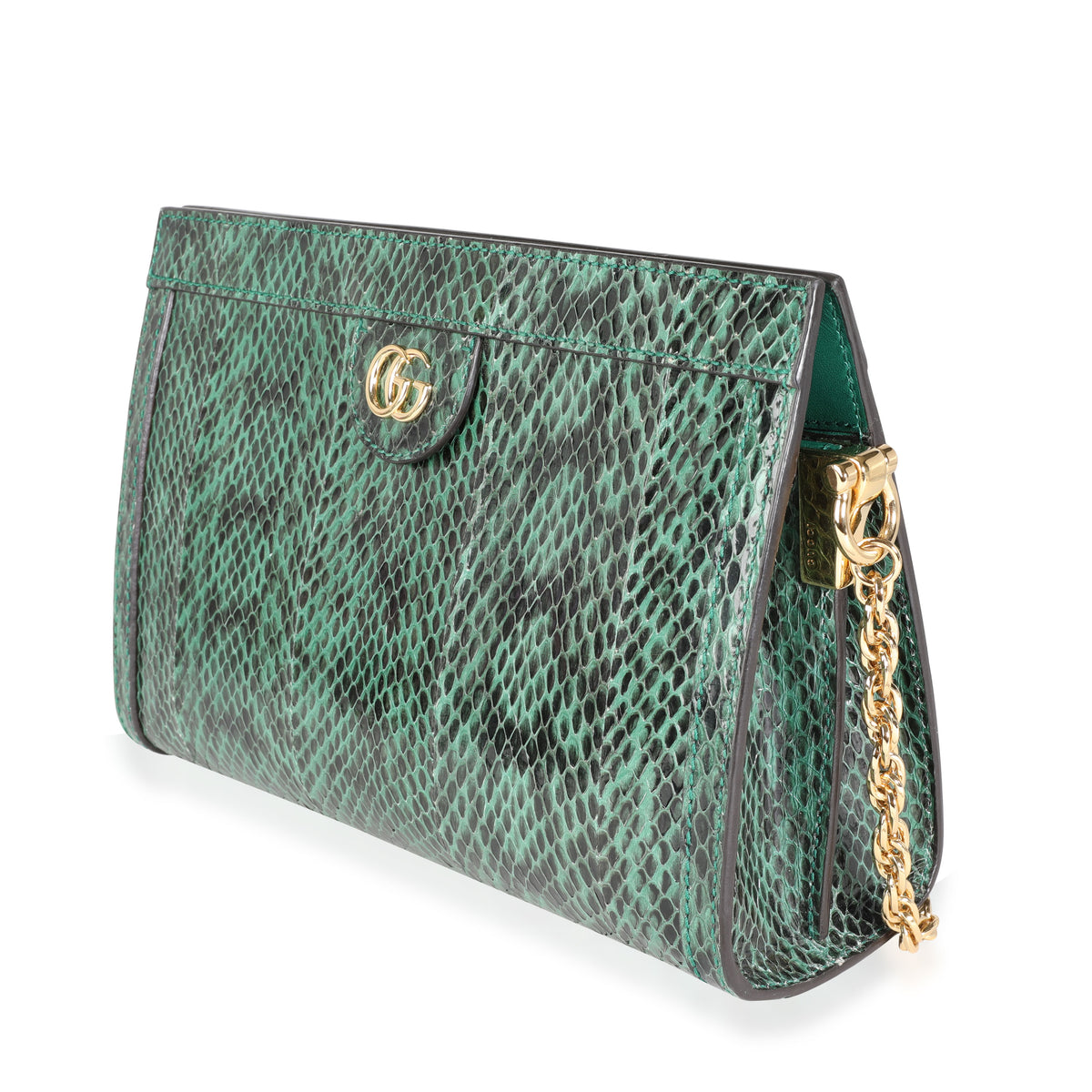 Gucci Emerald Snakeskin Small Ophidia Shoulder Bag myGemma IT