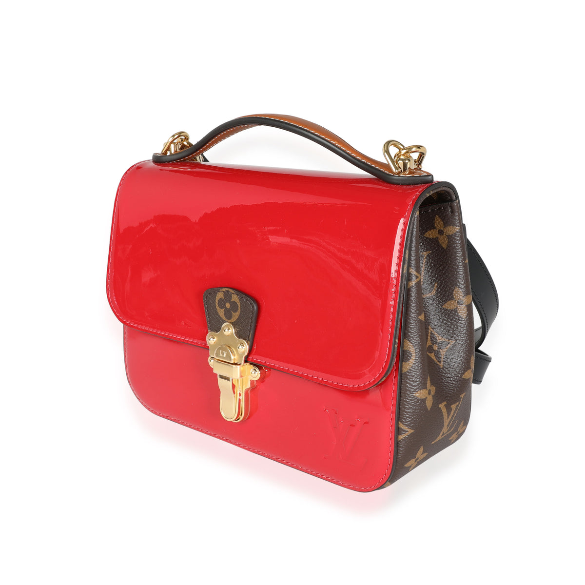 LOUIS VUITTON Cherry Wood BB Handbag Authentic guarantee, Wrote