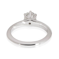 Tiffany & Co. Diamond Engagement Ring in Platinum H VVS2 0.76 CTW