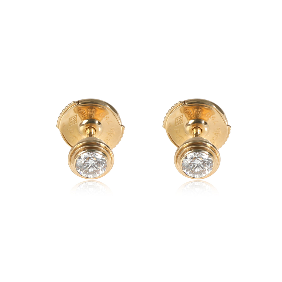 Cartier Diamants Légers Diamond Stud Earrings in 18k Yellow Gold 0.26 CTW