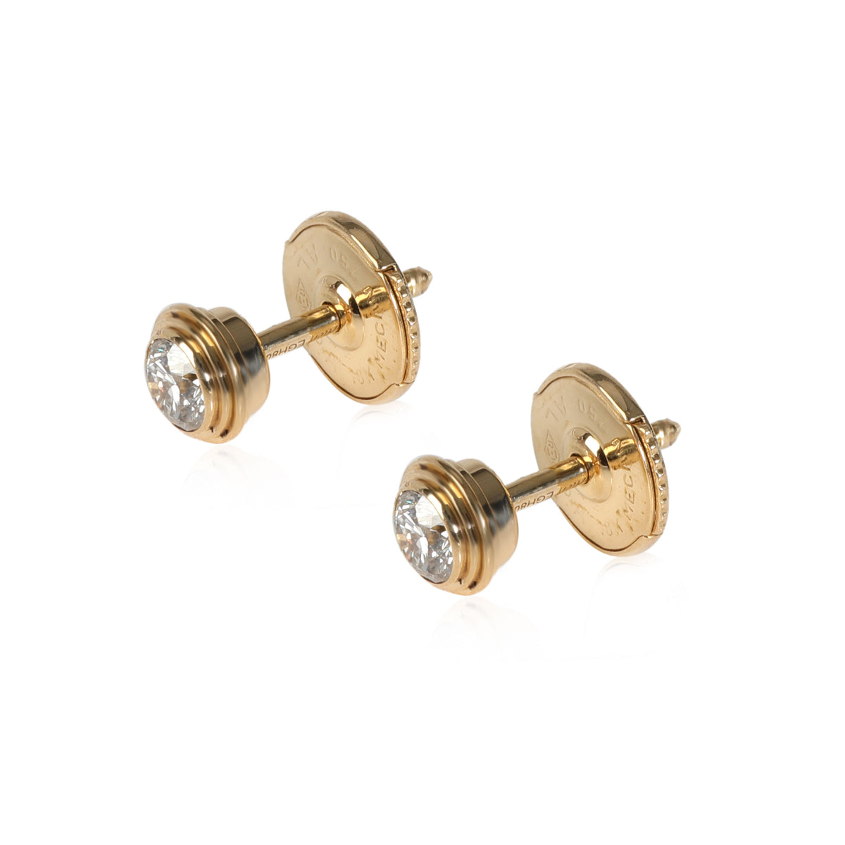 Cartier Diamants Légers Diamond Stud Earrings in 18k Yellow Gold 0.26 CTW