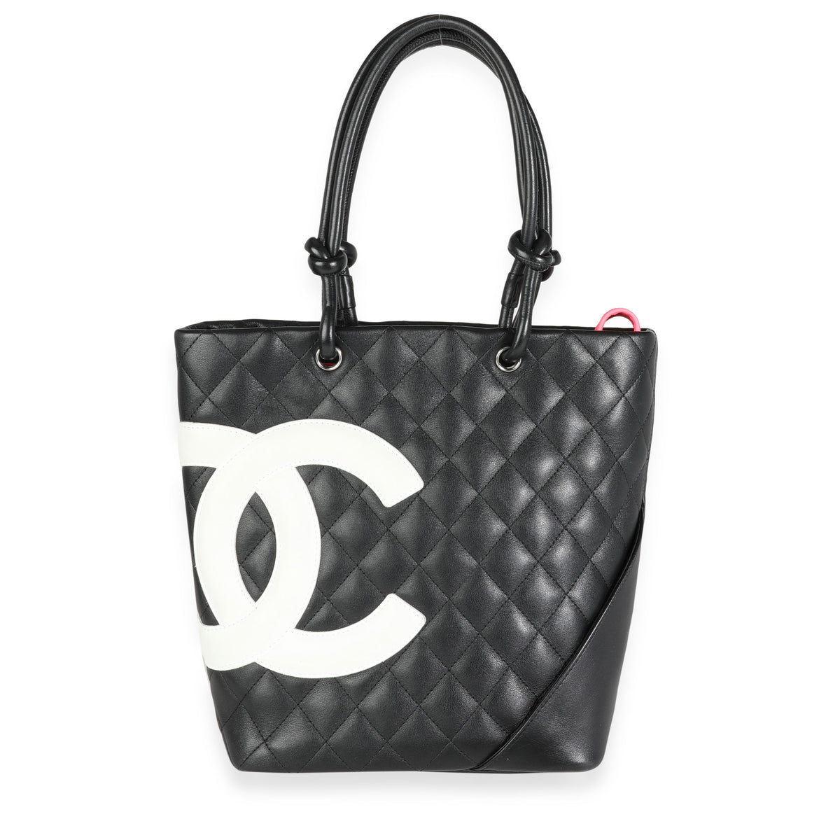 Chanel Black & White Quilted Lambskin Small Ligne Cambon Tote, myGemma, FR