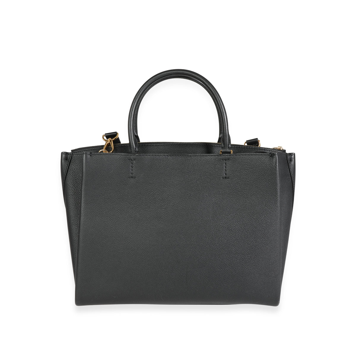 Louis Vuitton Black Grained Calfskin Lockmeto Tote