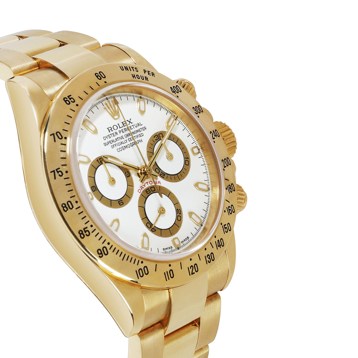 Rolex Cosmograph Daytona 116528 Mens Watch in 18kt Yellow Gold