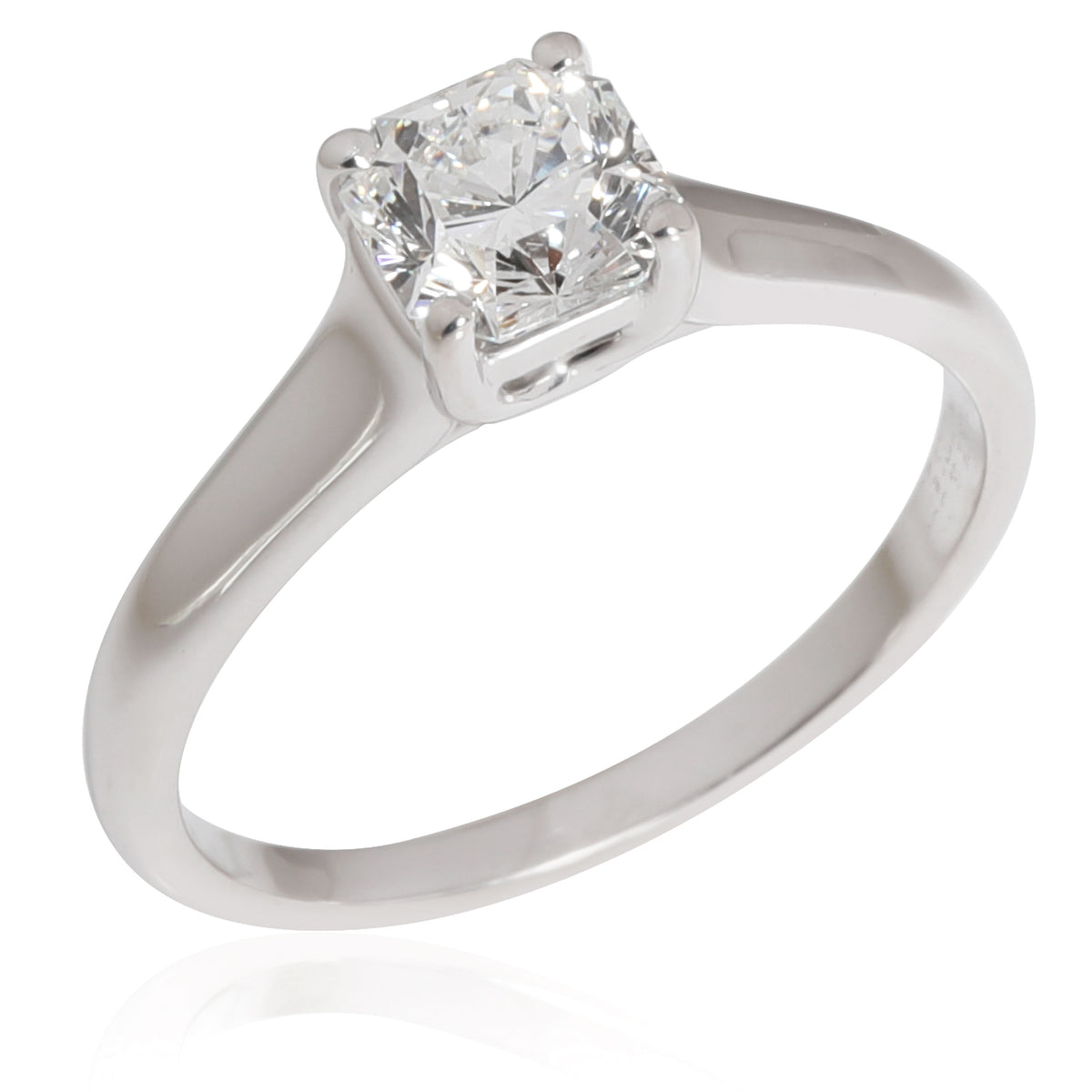 Tiffany & Co. Lucida Diamond Engagement Ring in Platinum E VS1 0.82 CTW