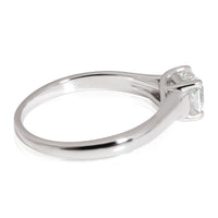 Tiffany & Co. Lucida Diamond Engagement Ring in Platinum E VS1 0.82 CTW