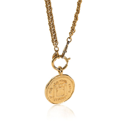 Chanel Vintage 31 Rue Cambon Graphic Medallion Necklace