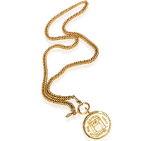 Chanel Vintage 31 Rue Cambon Graphic Medallion Necklace