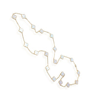 Van Cleef & Arpels Alhambra Mother Of Pearl Fashion Necklace in 18k Yellow Gold