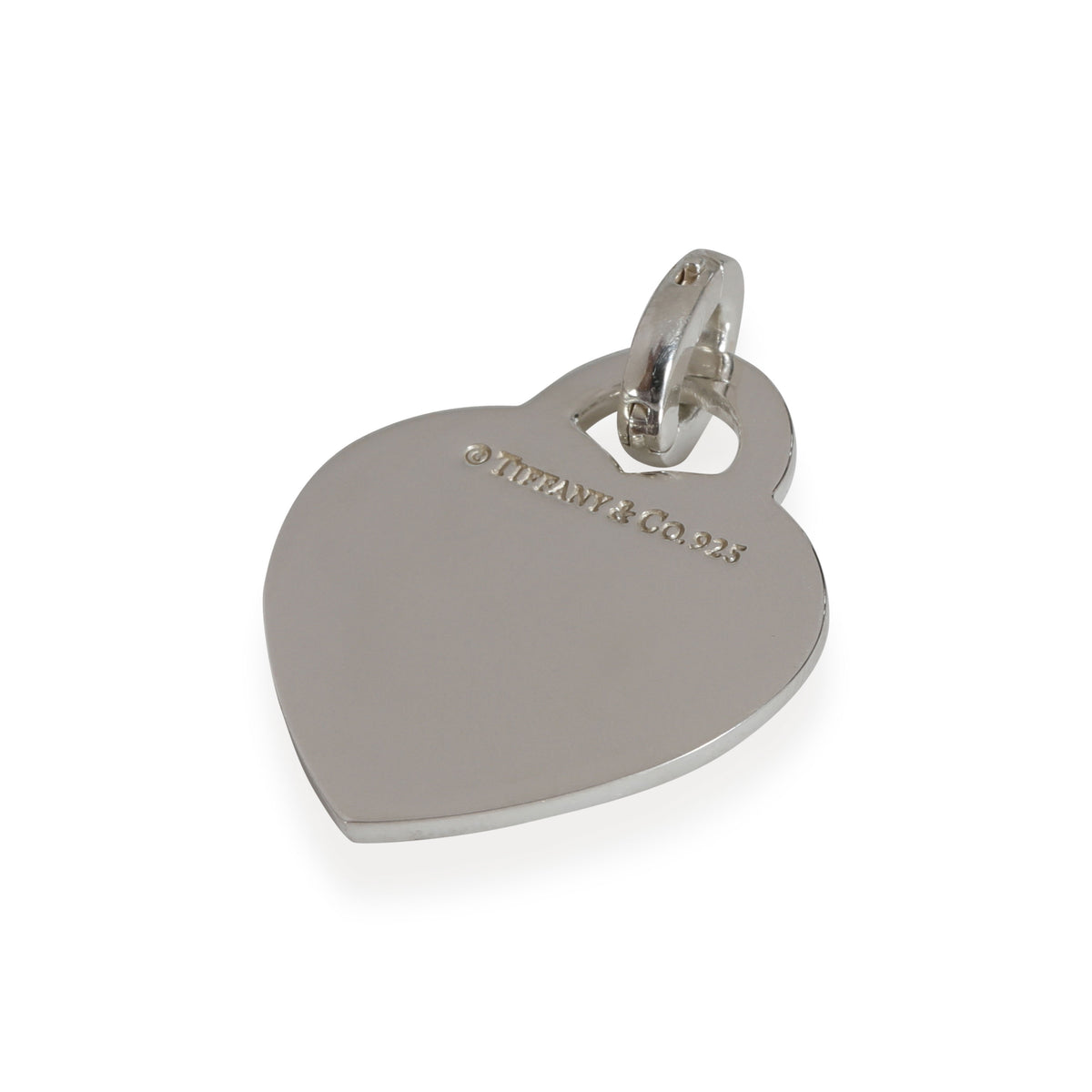 Tiffany & Co. Notes Heart  Pendant in  Sterling Silver