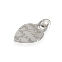 Tiffany & Co. Notes Heart  Pendant in  Sterling Silver