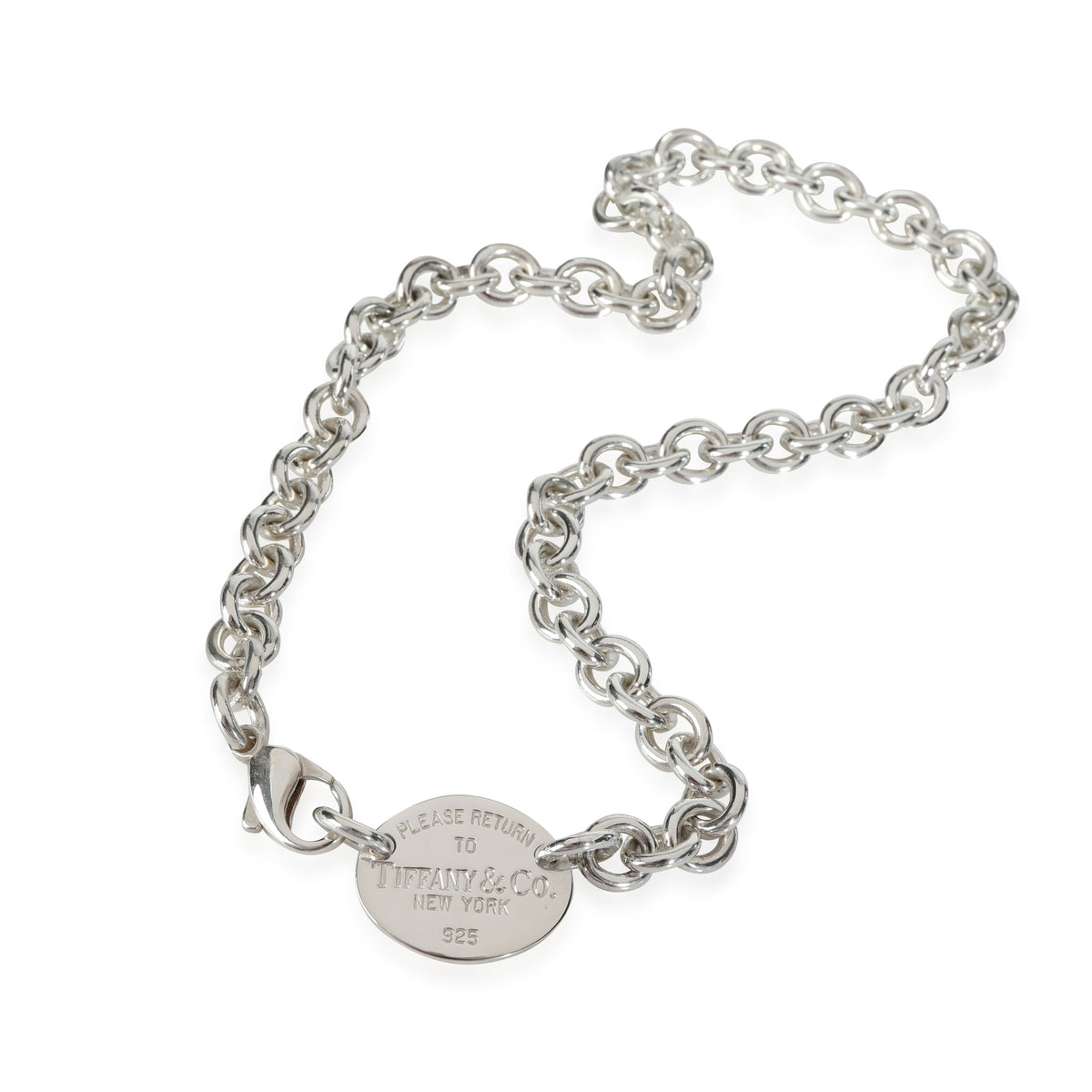 Tiffany & Co. Return to Tiffany Necklace in  Sterling Silver