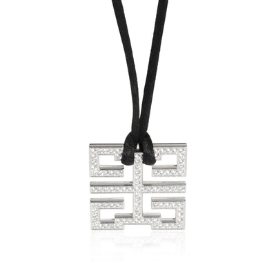 Cartier Baiser du Dragon Diamond Pendant in 18kt White Gold 1.85 CTW