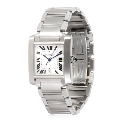 Cartier Tank Francaise W51002Q3 Mens Watch in  Stainless Steel