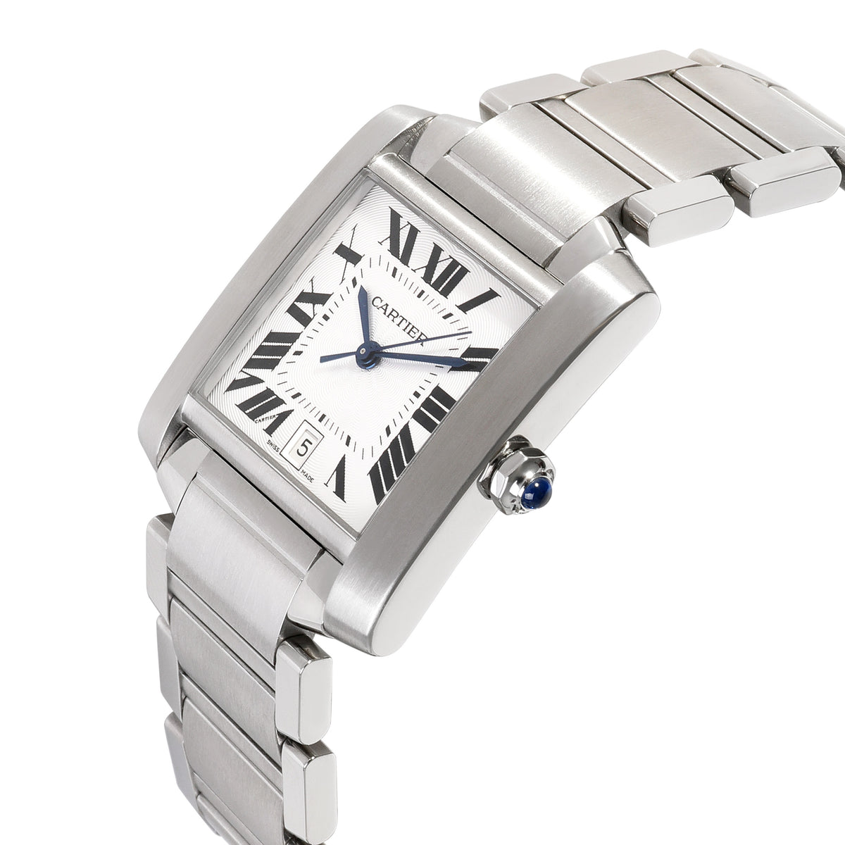 Cartier Tank Francaise W51002Q3 Mens Watch in  Stainless Steel