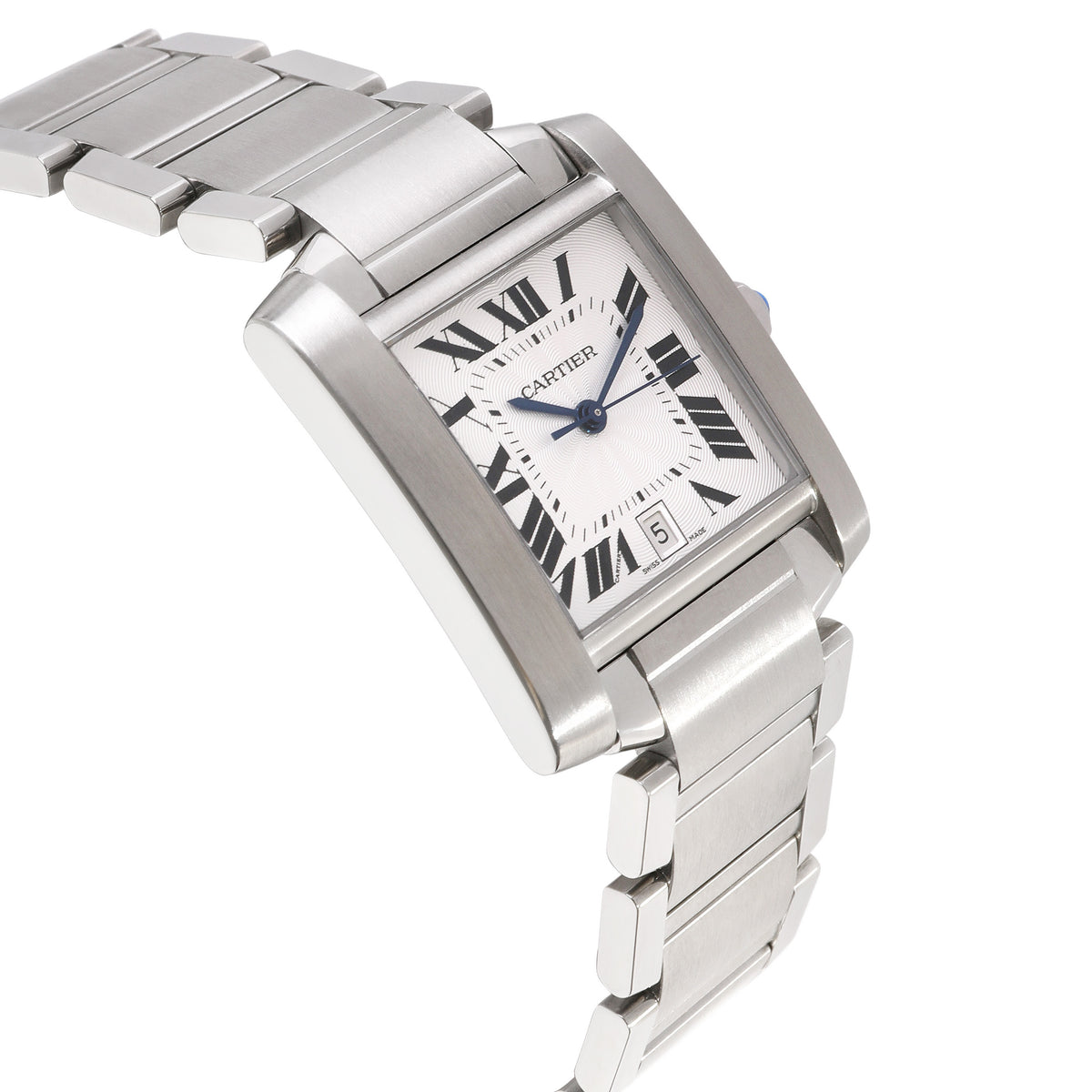 Cartier Tank Francaise W51002Q3 Mens Watch in  Stainless Steel