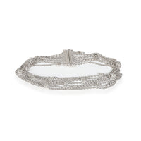 Diamond 7 Strand Bracelet in 18k White Gold 0.6 CTW