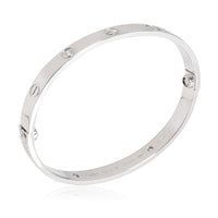 Cartier Love Bracelet, 4 Diamonds (White Gold)