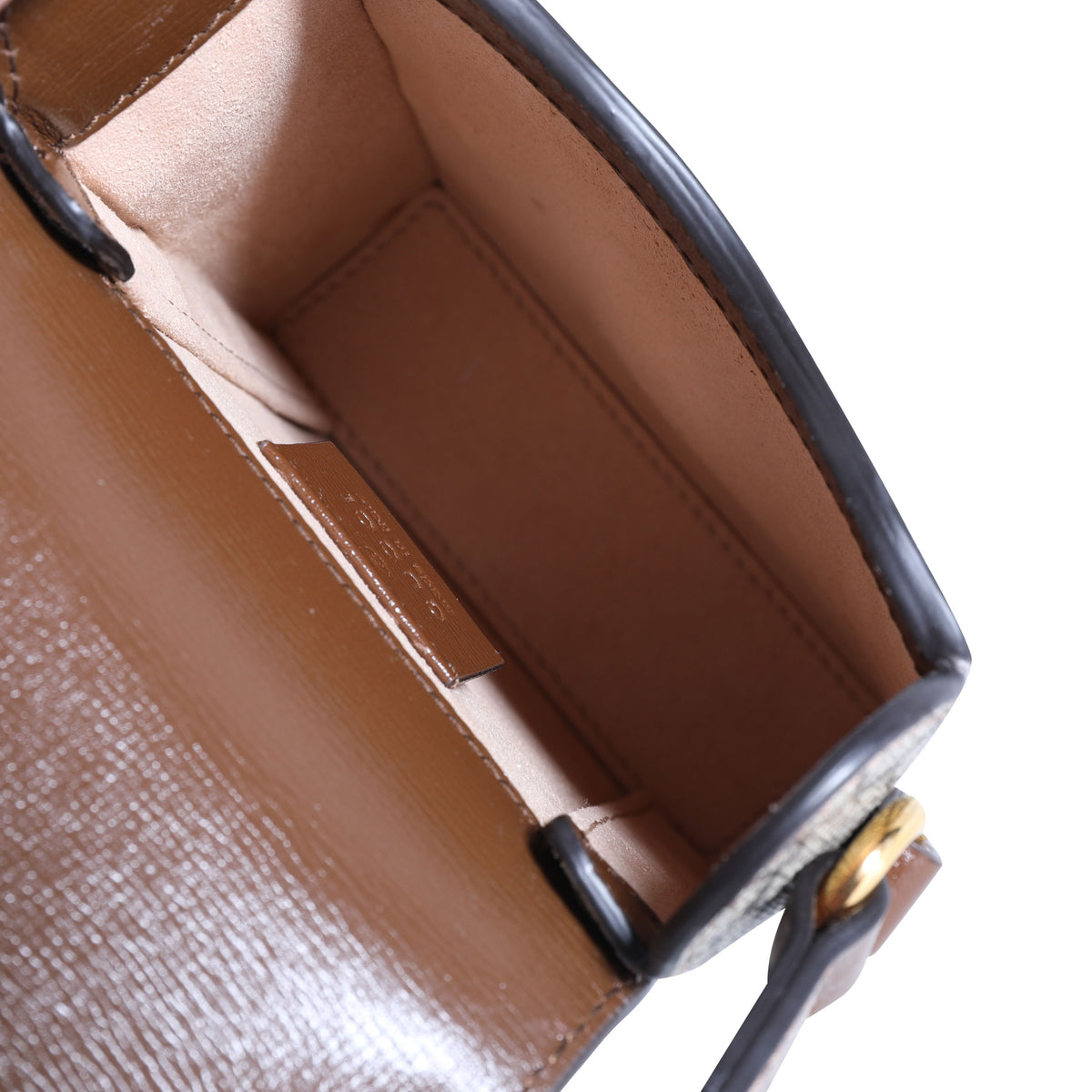 Gucci White Leather & GG Canvas 1955 Horsebit Bag, myGemma, SG