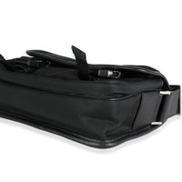 Prada Black Re-Nylon & Saffiano Leather Messenger Bag