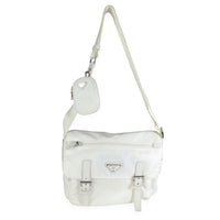 Prada White Re-Nylon Shoulder Bag