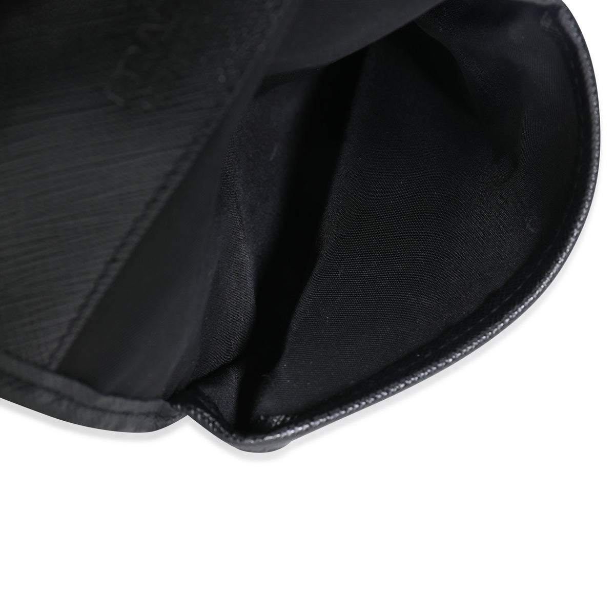 Black Re-nylon And Saffiano Leather Smartphone Case