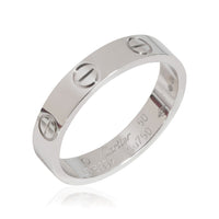 Cartier LOVE Wedding Band in Platinum