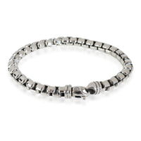 David Yurman XL 7mm Box Chain  Bracelet in  Sterling Silver