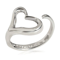 Tiffany & Co. Elsa Peretti Open Heart  Ring in  Sterling Silver