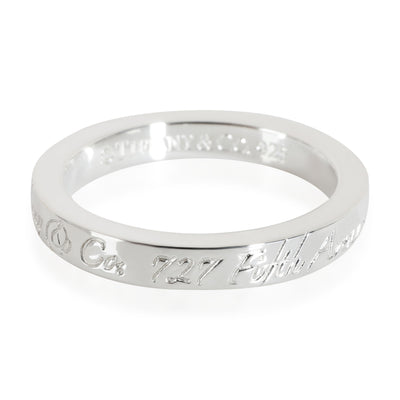 Tiffany & Co. Notes Band in  Sterling Silver