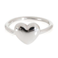 Tiffany & Co. Puffed Heart Ring in  Sterling Silver