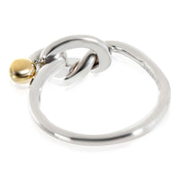 Tiffany & Co. Love Knot Ring in 18kt Gold & Sterling Silver
