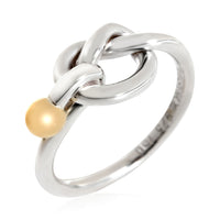 Tiffany & Co. Love Knot Ring in 18kt Gold & Sterling Silver
