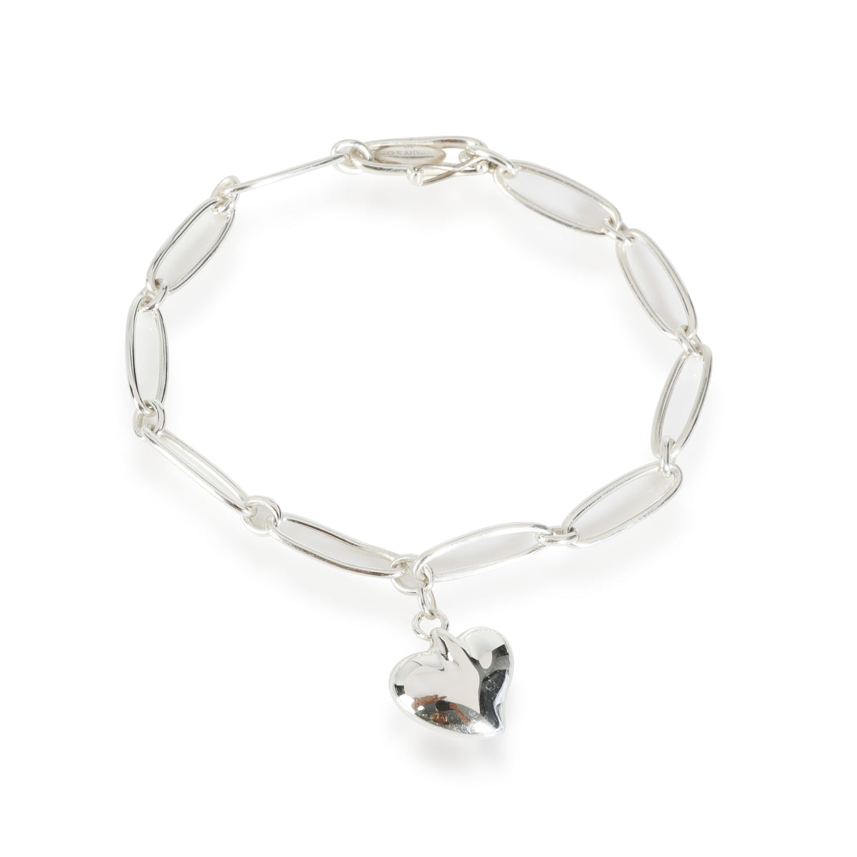Tiffany & Co. Elsa Peretti Full Heart Bracelet in  Sterling Silver