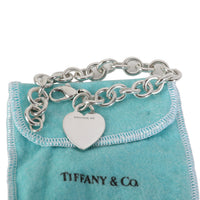 Tiffany & Co. Charm Bracelet with Heart Tag in  Sterling Silver