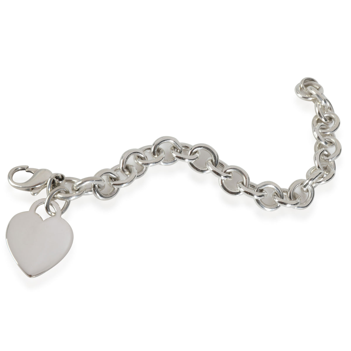 Tiffany & Co. Charm Bracelet with Heart Tag in  Sterling Silver