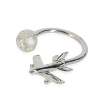 Tiffany & Co. Airplane & Globe Key Ring  in  Sterling Silver