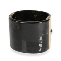 Chanel 	 CC Gripoix Cuff Bracelet with Embellished Resin