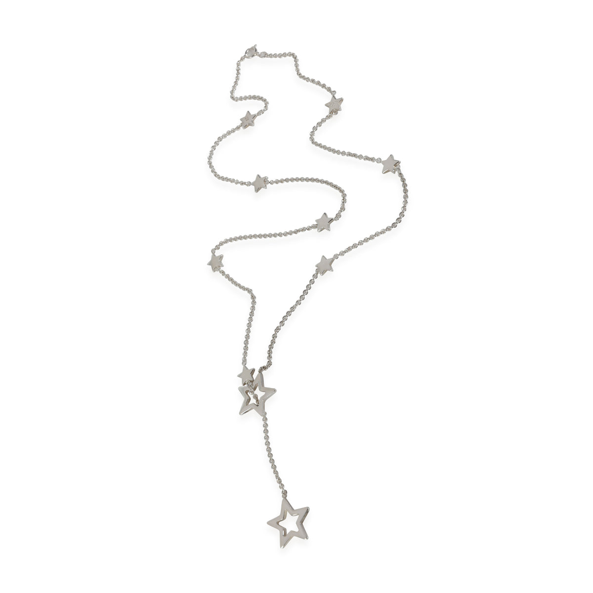 Tiffany & Co. Lariat Star Necklace in Sterling Silver