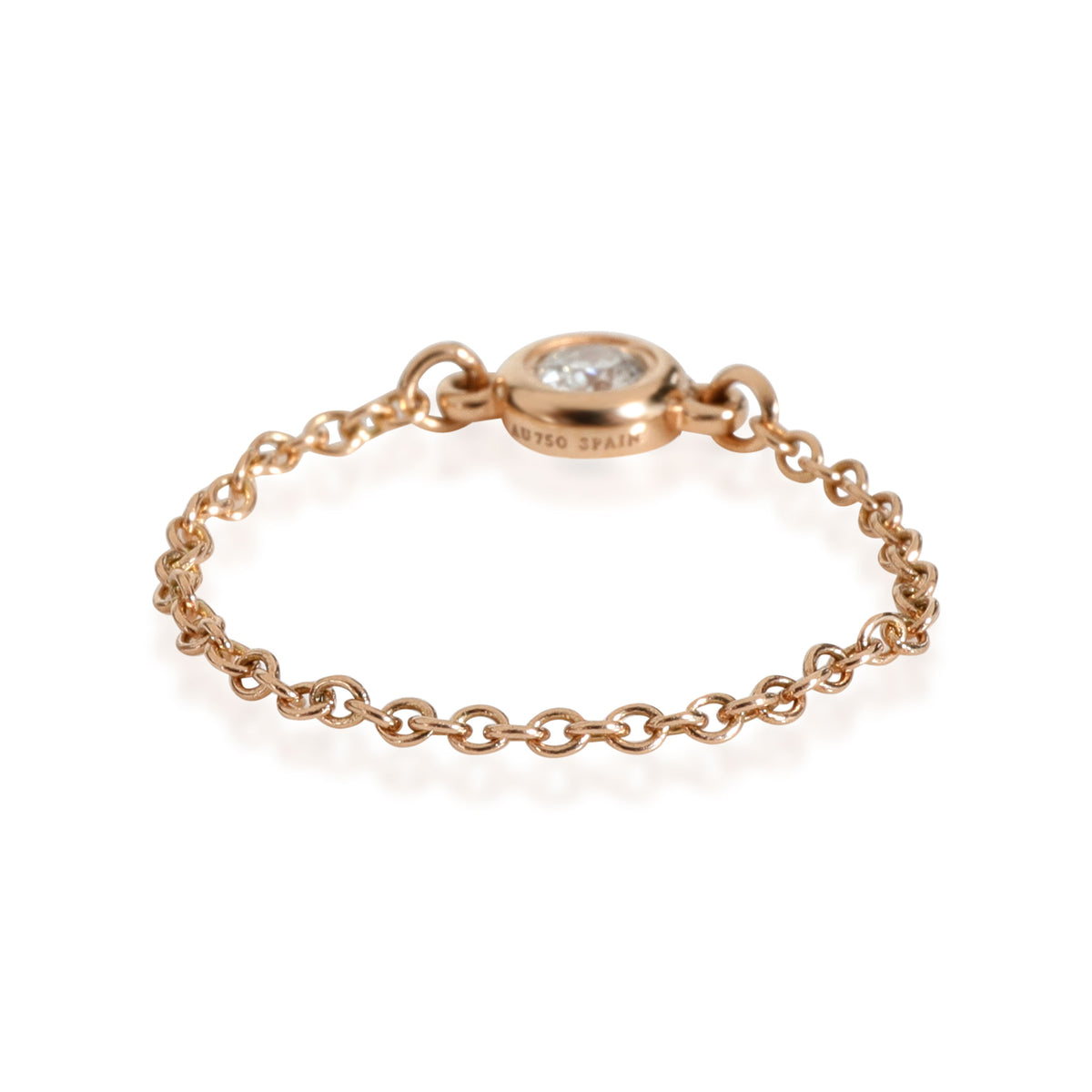 Tiffany & Co. Elsa Peretti, Diamonds by the Yard Diamond Ring in 18K Rose Gold