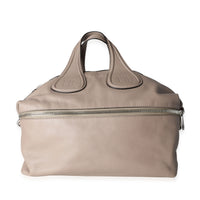 Givenchy Taupe Grained Calfskin Medium Zip Animation Nightingale Bag