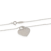 Tiffany & Co. I Love You Heart Pendant in  Sterling Silver