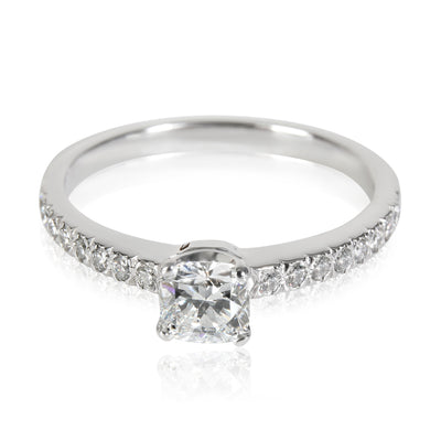 Tiffany & Co. Novo Diamond Engagement Ring in Platinum F VVS2 0.64 CTW