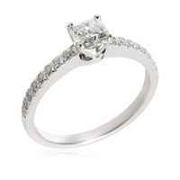 Tiffany & Co. Novo Diamond Engagement Ring in Platinum F VVS2 0.64 CTW