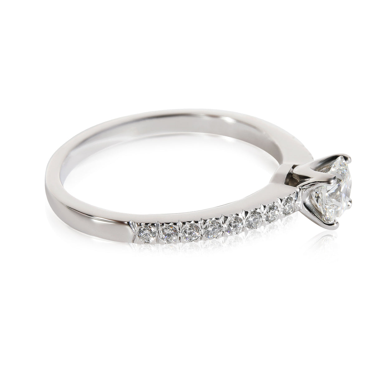 Tiffany & Co. Novo Diamond Engagement Ring in Platinum F VVS2 0.64 CTW