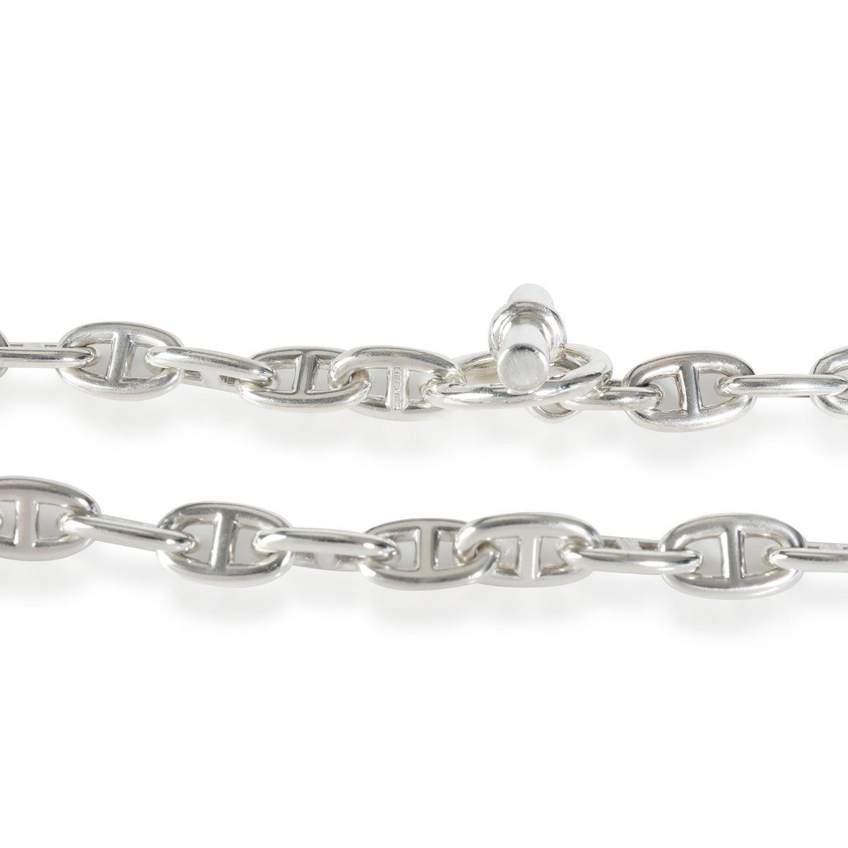 Hermes Kelly Mini Sterling Silver Chaine d'Ancre Chain Strap