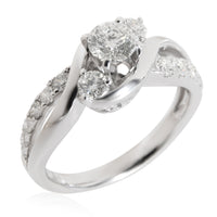 Kay Jewelers Diamond Engagement Ring in 14k White Gold I I2 1 CTW