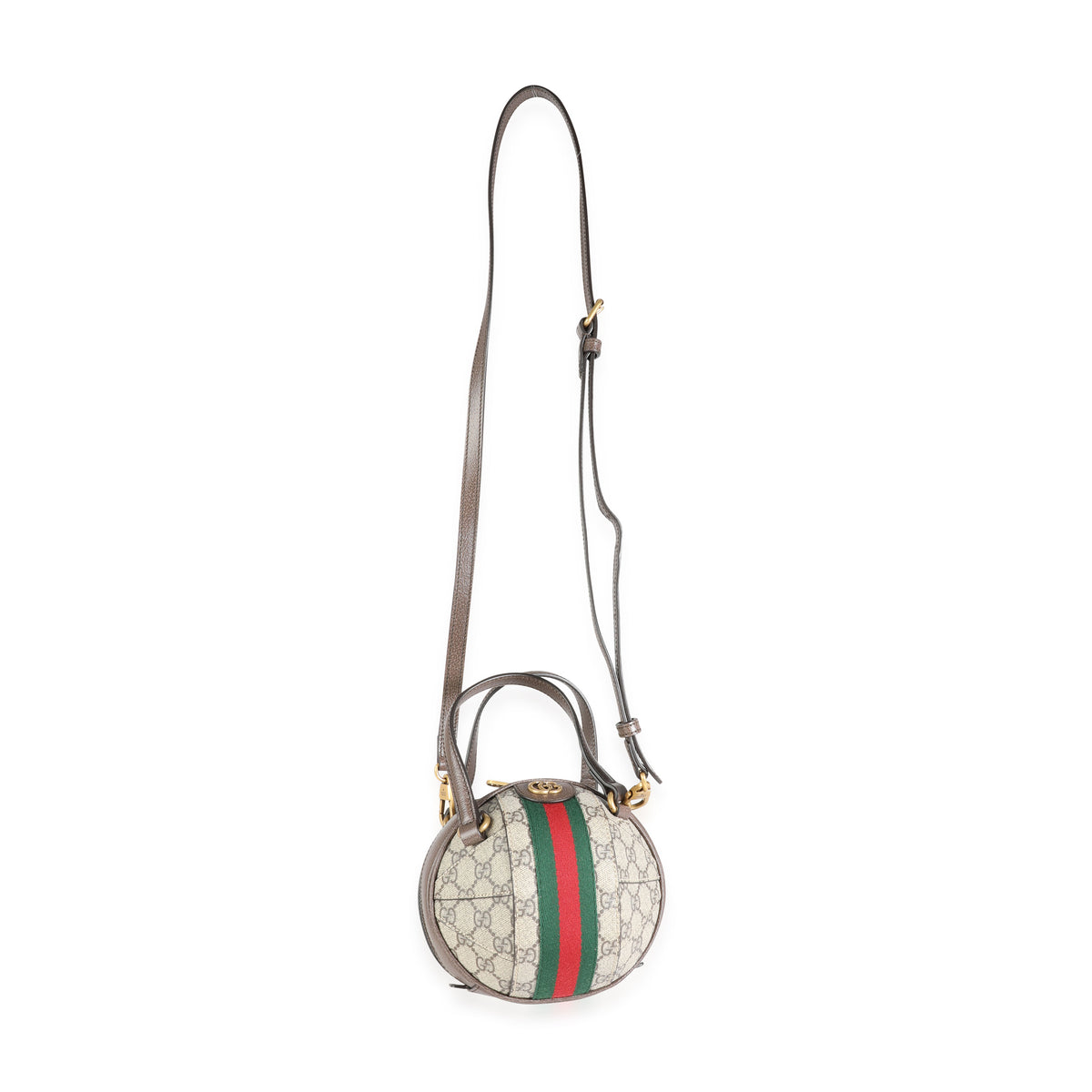 Gucci GG Supreme Web Ophidia Mini Basketball Bag myGemma Item